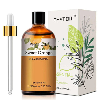 PHATOIL 100ML Eucalyptus Vanilla Essential Oils For Candle Making DIY Soap Lavender Bergamot Cinnamon 1 Piece Essential Oil