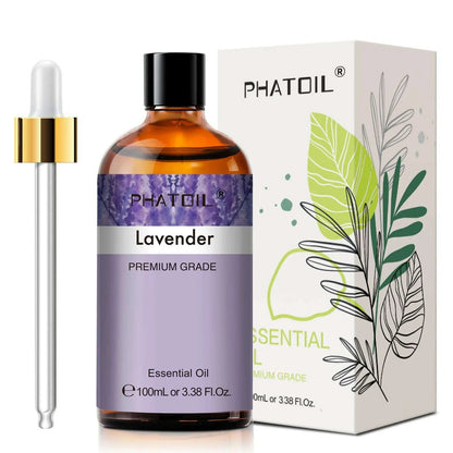 PHATOIL 100ML Eucalyptus Vanilla Essential Oils For Candle Making DIY Soap Lavender Bergamot Cinnamon 1 Piece Essential Oil
