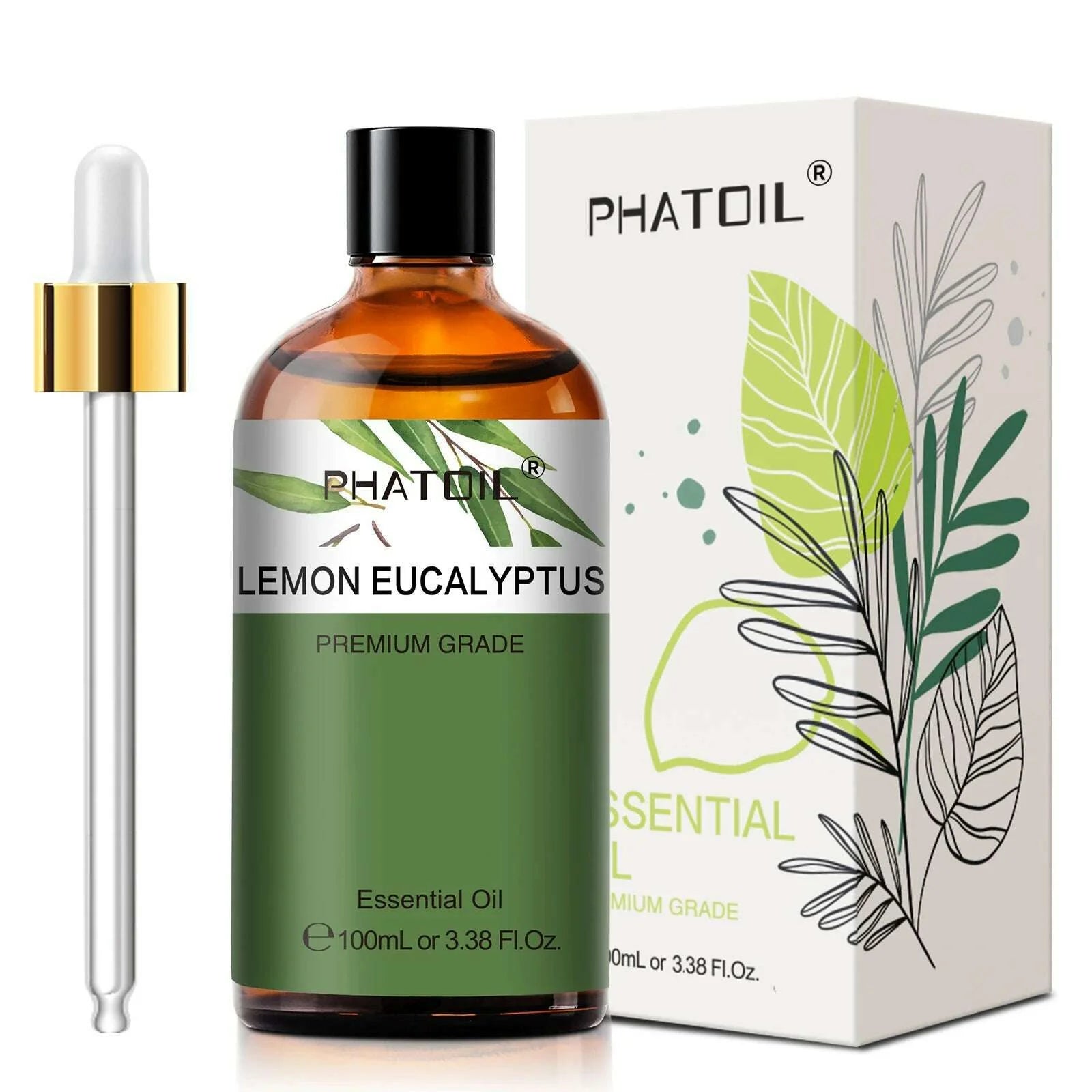 PHATOIL 100ML Eucalyptus Vanilla Essential Oils For Candle Making DIY Soap Lavender Bergamot Cinnamon 1 Piece Essential Oil