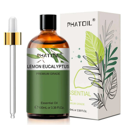 PHATOIL 100ML Eucalyptus Vanilla Essential Oils For Candle Making DIY Soap Lavender Bergamot Cinnamon 1 Piece Essential Oil