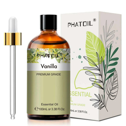 PHATOIL 100ML Eucalyptus Vanilla Essential Oils For Candle Making DIY Soap Lavender Bergamot Cinnamon 1 Piece Essential Oil