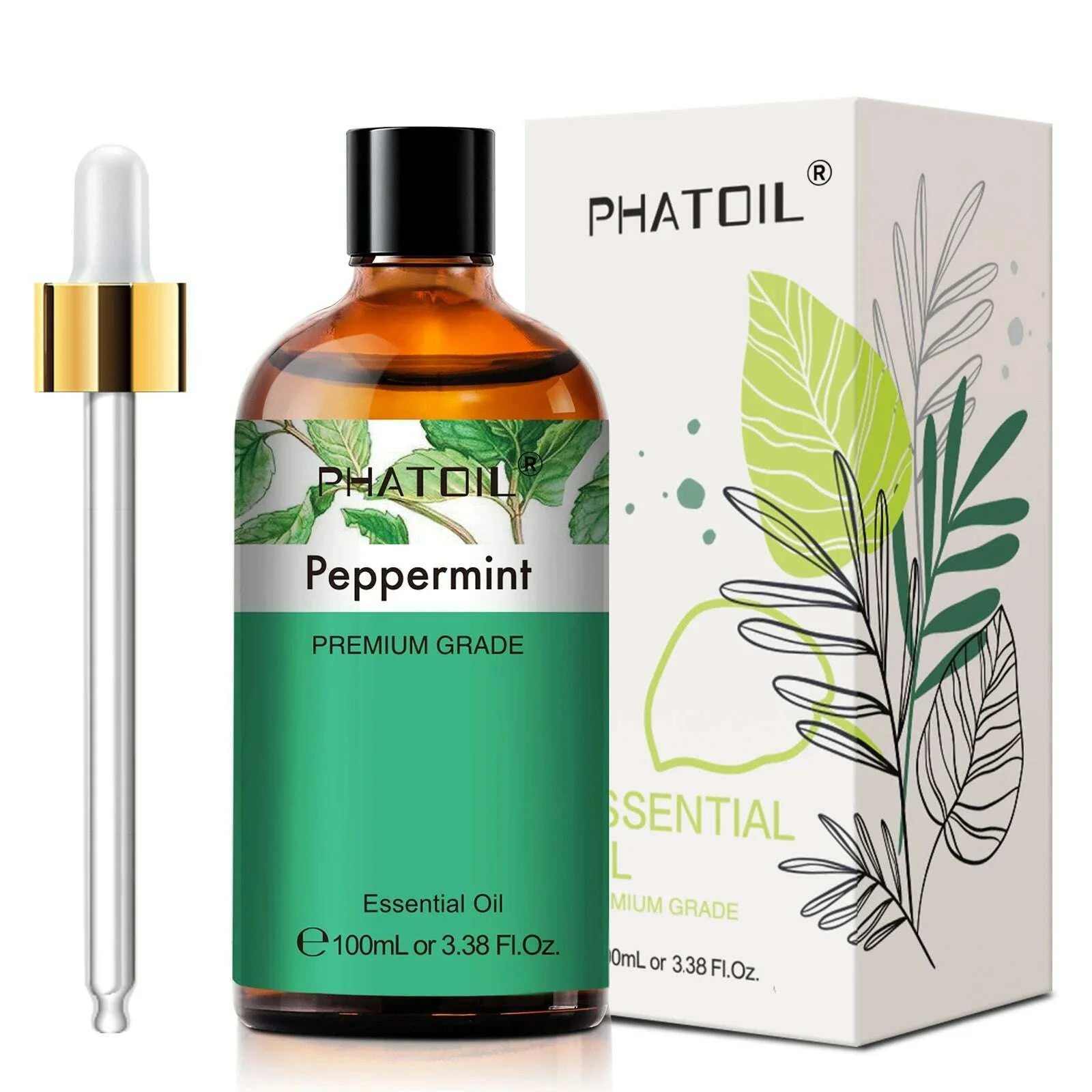 PHATOIL 100ML Eucalyptus Vanilla Essential Oils For Candle Making DIY Soap Lavender Bergamot Cinnamon 1 Piece Essential Oil