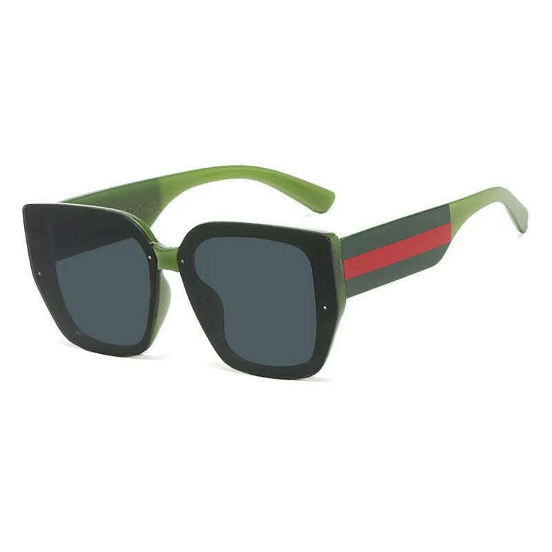 Polygonal  Mix Color Sunglasses Irregular 2024 New Women Sunglasses Retro Fashion Concave Shape Girls Eyewear Luxury Designer
