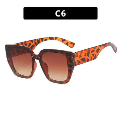 Polygonal  Mix Color Sunglasses Irregular 2024 New Women Sunglasses Retro Fashion Concave Shape Girls Eyewear Luxury Designer