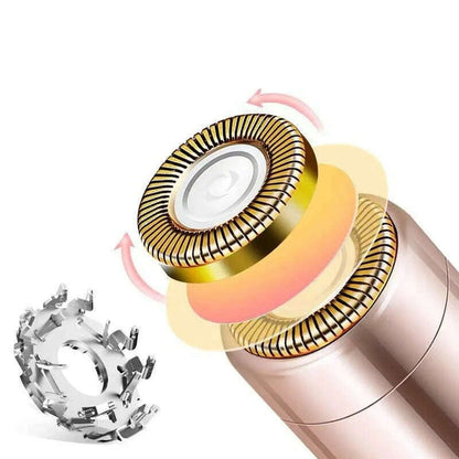 Portable Mini Electric Epilator Lipstick Shape Safe Painless Women Shaver Body Facial Bikini Underarm Hair Removal Shaving Tool