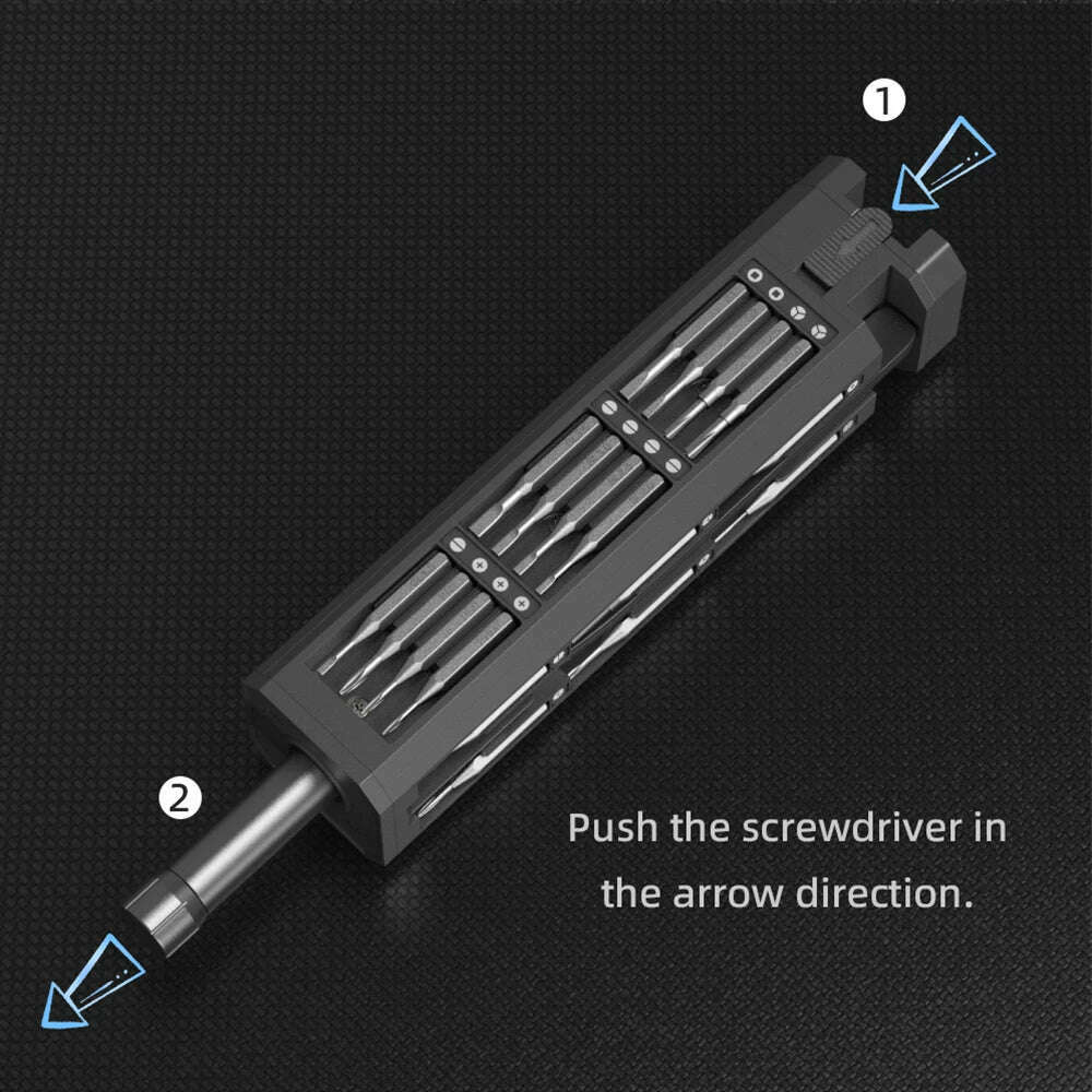 Precision Screwdriver Set 32/43/46 in 1 Magnetic Torx Phillips Screw Bit Multifunctional Repair Tool Kit for Phone Watch Laptop