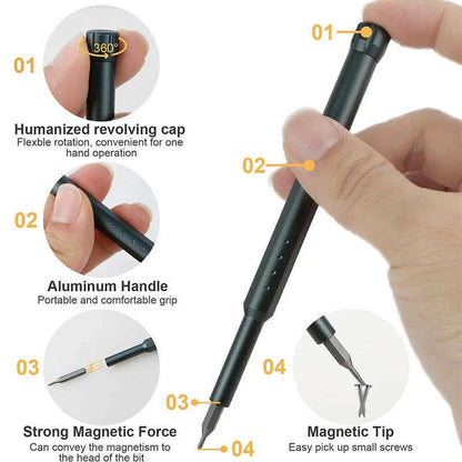 Precision Screwdriver Set 32/43/46 in 1 Magnetic Torx Phillips Screw Bit Multifunctional Repair Tool Kit for Phone Watch Laptop