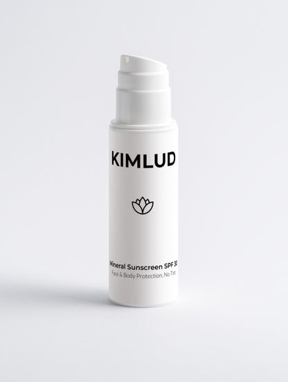 Mineral Sunscreen SPF30 for Face & Body, no tint