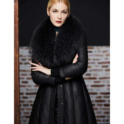 Real Raccoon Fur Collar Women Natural Fur Scarf  Winter Large Size Warm Wraps  Furry Fur Scarves for Coat Jackets Collars