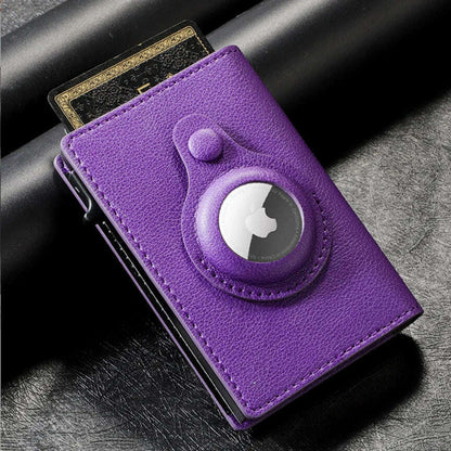 RFID protect aluminum pop up card wallet