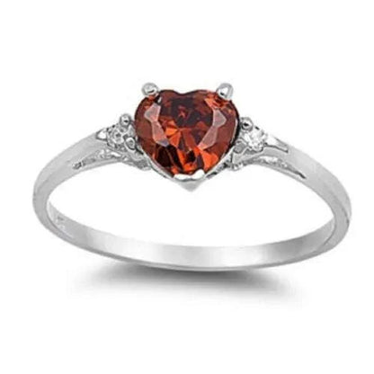 Romantic Pink Heart shaped Ring for Female Cubic Zirconia Bridal Wedding Party  with Minimalist Fashion Jewelry Accessories