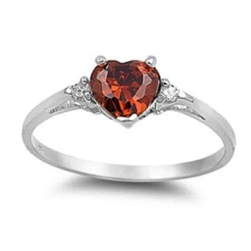 Romantic Pink Heart shaped Ring for Female Cubic Zirconia Bridal Wedding Party  with Minimalist Fashion Jewelry Accessories