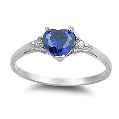 Romantic Pink Heart shaped Ring for Female Cubic Zirconia Bridal Wedding Party  with Minimalist Fashion Jewelry Accessories