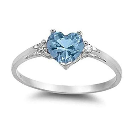 Romantic Pink Heart shaped Ring for Female Cubic Zirconia Bridal Wedding Party  with Minimalist Fashion Jewelry Accessories