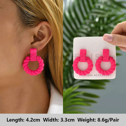Romantic Valentines Crystal Dangle Earrings For Women Luxury Party Maple Leaf Round High Quality Unusual Jewelry Large Pendants