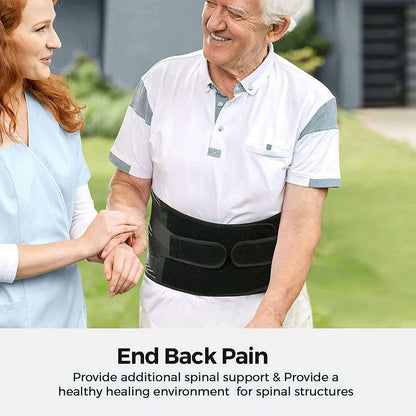 S-3XL Sports Lower Back Brace with 6 Stays Anti-skid Orthopedic lumbar Support Breathable Waist Support Belt for Gym Pain Relief