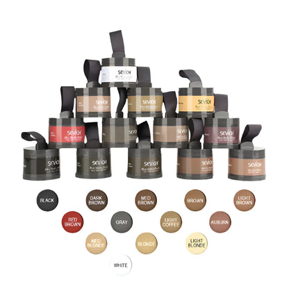 SEVICH Beard Hair Shadow Powder Beard Root Cover Up Concealer Fill In Thinning Instantly Modify Beard Fluffy Powder 13 Color 4g