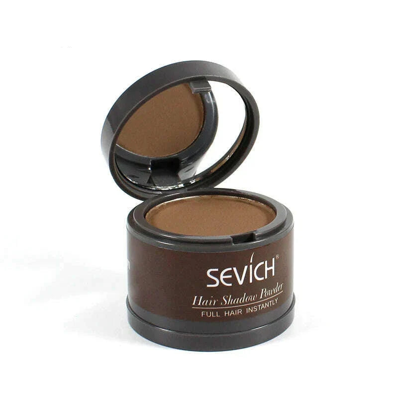 SEVICH Beard Hair Shadow Powder Beard Root Cover Up Concealer Fill In Thinning Instantly Modify Beard Fluffy Powder 13 Color 4g