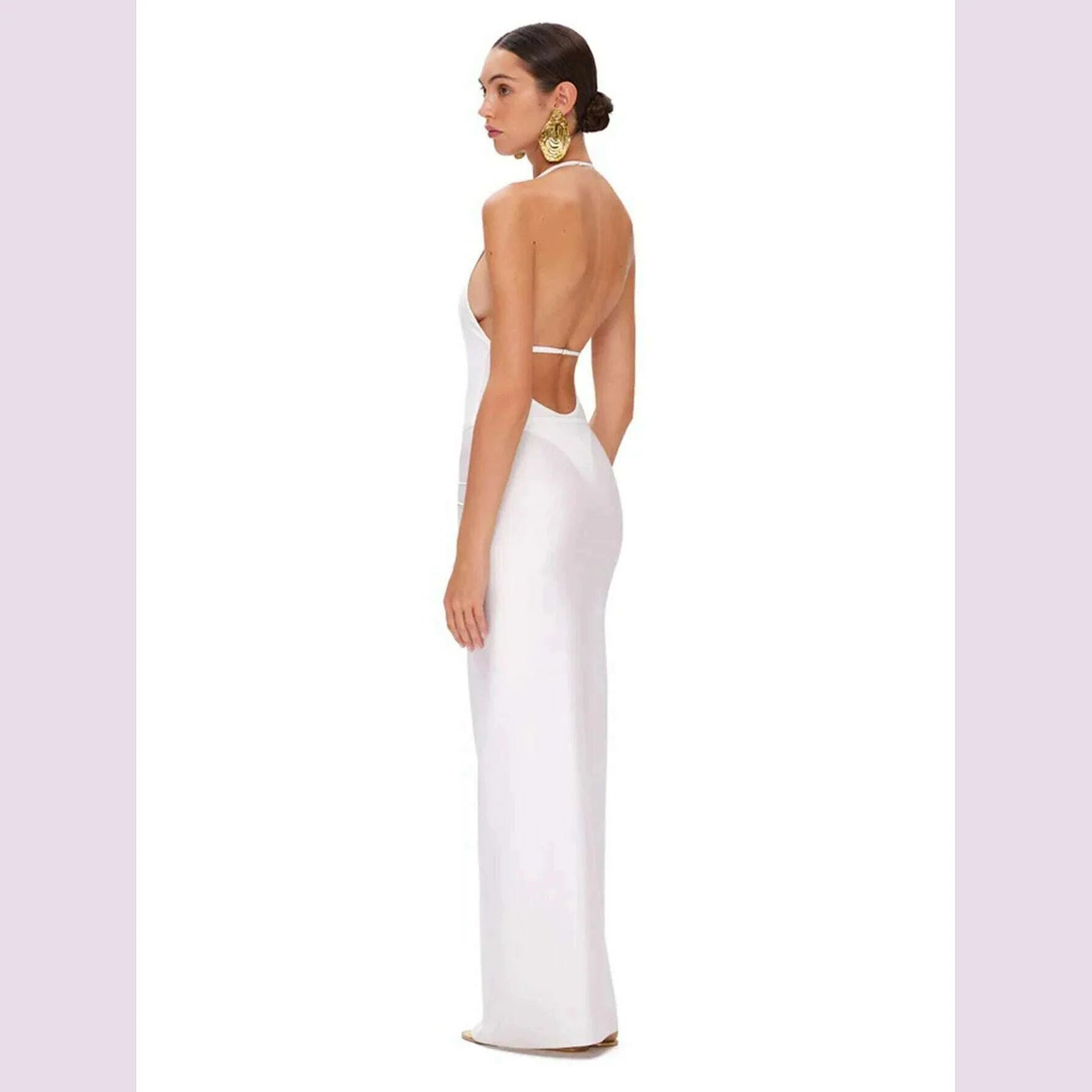 Sexy Deep V Neck Swimsuit With Skirt Women 2 Pcs Suits 2025  High Leg Backless Swimwear Fashion Female Holiday Beachwear Outfits