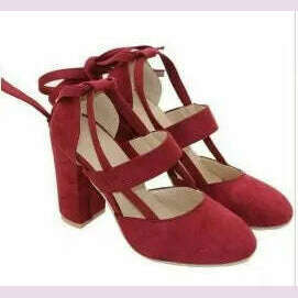 Sexy Heeled  Sandal High Heels Sandals Women Femme Gladiator Summer Party Wedding Shoes Women Thick Heels Zapatos De Muje