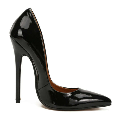 Shoes Designer New Women Pumps Fashion Pointed Toe Patent Leather 14CM Thin Heels Novelty Modern Sandals Fashion Women's Shoes