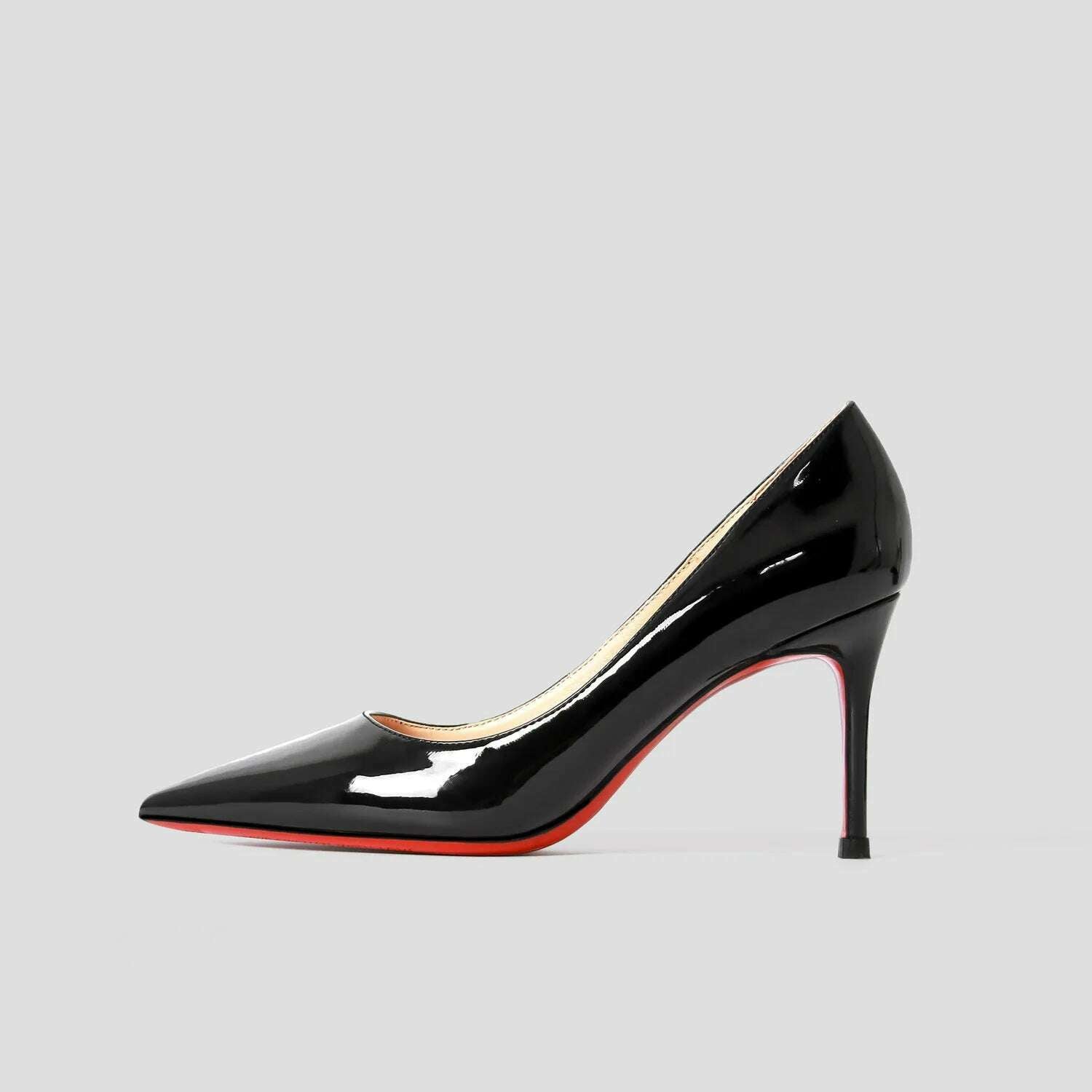 Shoes Woman 2024 Trend Luxury Shoes For Women Brand Pumps Red Shiny Bottom Pointed Toe High Heels Party Elegant Ladies Shoe 2025