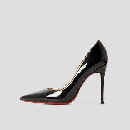 Shoes Woman 2024 Trend Luxury Shoes For Women Brand Pumps Red Shiny Bottom Pointed Toe High Heels Party Elegant Ladies Shoe 2025
