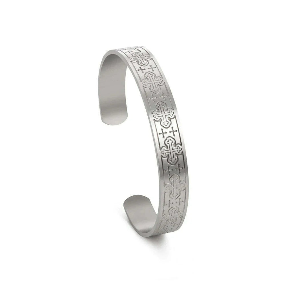 Skyrim Viking Triquetra Cuff Bangle for Women Men Stainless Steel Good Luck Amulet Vintage Celtics Irish Knots Bracelet Jewelry