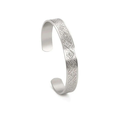 Skyrim Viking Triquetra Cuff Bangle for Women Men Stainless Steel Good Luck Amulet Vintage Celtics Irish Knots Bracelet Jewelry