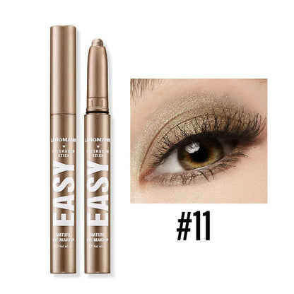 Smoke Rose Eyeshadow Pencil Glitter High-gloss Silkworm Liner Pen Highlighter Bronze Shimmer Matte Eye Shadow Stick Makeup