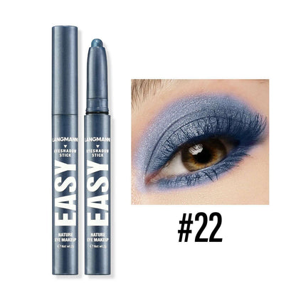 Smoky Rose Purple Eyeshadow Pencil Glitter Shimmer Highlighter&Eye Shadow Eyeliner Stick Bronze Matte Eye Shadow Stick Makeup