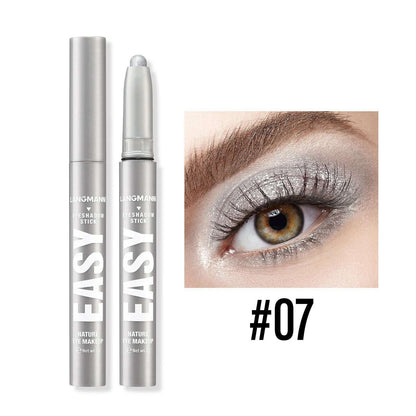 Smoky Rose Purple Eyeshadow Pencil Glitter Shimmer Highlighter&Eye Shadow Eyeliner Stick Bronze Matte Eye Shadow Stick Makeup
