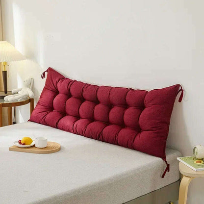 Sofa Long Cushion Headboard Reading Pillows Bedside Thicken Cushion Large Backrest Lumbar Pillows Back Support Tatami Pillow