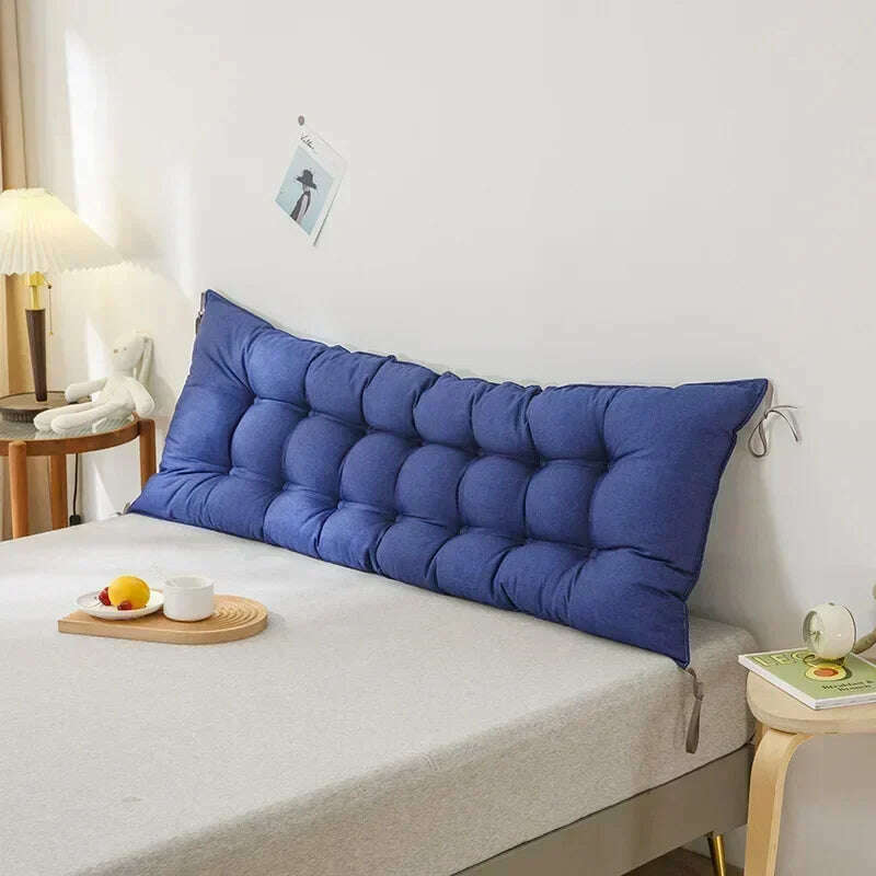 Sofa Long Cushion Headboard Reading Pillows Bedside Thicken Cushion Large Backrest Lumbar Pillows Back Support Tatami Pillow