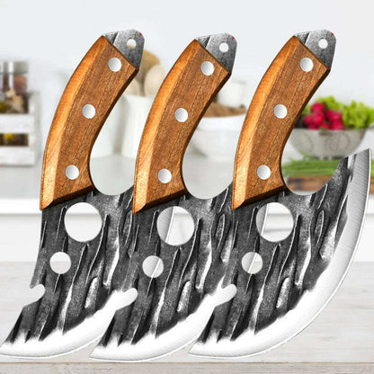 Stainless Steel Kitchen Meat Cleaver Butcher Peeling Boning Knife Fish Fillet Knife Vegetable and Fruit Slicing Knife
