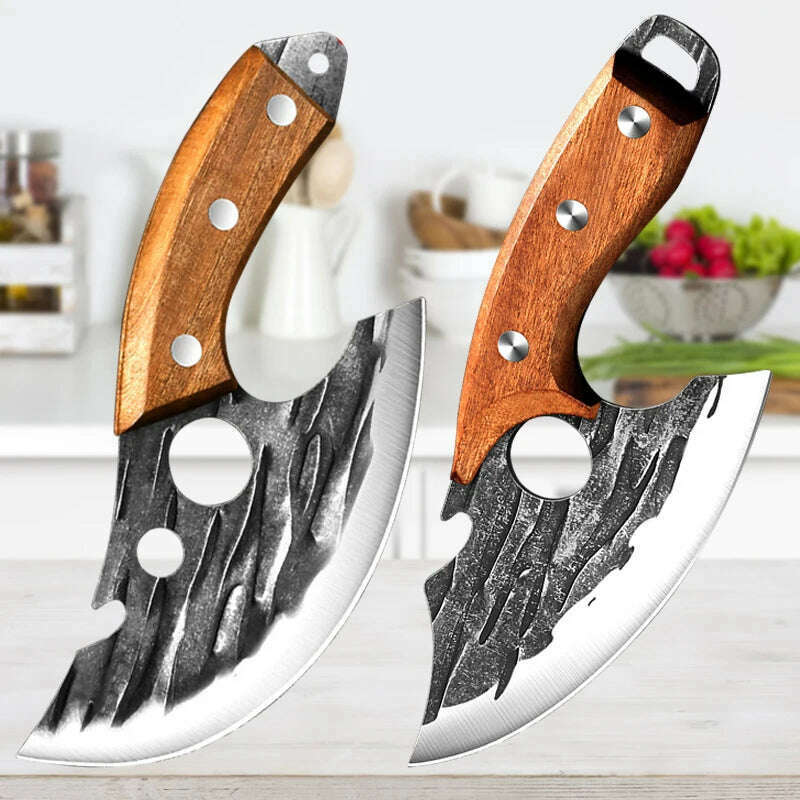 Stainless Steel Kitchen Meat Cleaver Butcher Peeling Boning Knife Fish Fillet Knife Vegetable and Fruit Slicing Knife