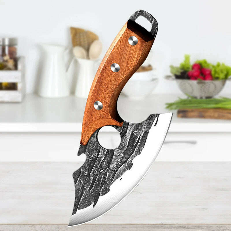 Stainless Steel Kitchen Meat Cleaver Butcher Peeling Boning Knife Fish Fillet Knife Vegetable and Fruit Slicing Knife