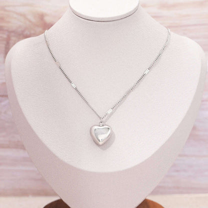 Stainless Steel Necklaces Vintage Elegant Heart Pendant Collar Chain Fashion Exquisite Necklace For Women Jewelry Banquet Gifts