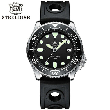 STEELDIVE SD1996 Men's Dive Watch NH35 Automatic Mechanical Men's Watch Luminous Ceramic Bezel Diver watch men watches Sapphire