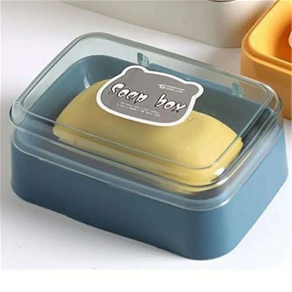 Suction Cup Soap Dish Box For Bathroom Shower Soap Holder with Drain Portable Leaf Shape Toilet Laundry Soap Rack Tray For Basin
