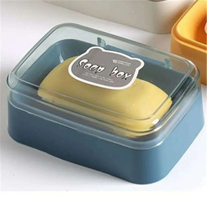Suction Cup Soap Dish Box For Bathroom Shower Soap Holder with Drain Portable Leaf Shape Toilet Laundry Soap Rack Tray For Basin