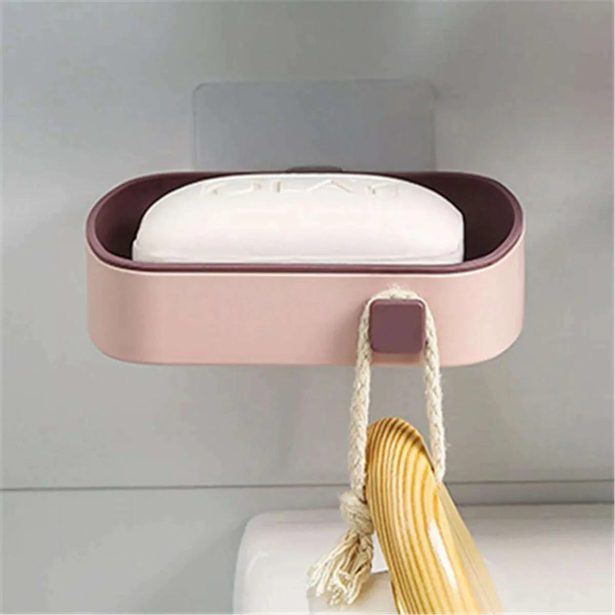 Suction Cup Soap Dish Box For Bathroom Shower Soap Holder with Drain Portable Leaf Shape Toilet Laundry Soap Rack Tray For Basin