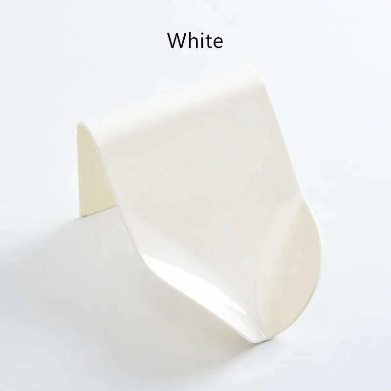 Suction Cup Soap Dish Box For Bathroom Shower Soap Holder with Drain Portable Leaf Shape Toilet Laundry Soap Rack Tray For Basin