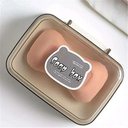Suction Cup Soap Dish Box For Bathroom Shower Soap Holder with Drain Portable Leaf Shape Toilet Laundry Soap Rack Tray For Basin