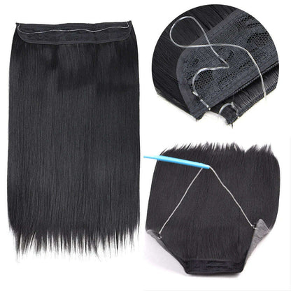 Synthetic Clip In Hair Extension Full Head Long 26”140g Afro Kinky Curly Fake Hair Pieces Clip-on Blacke Brown hairpin For Women
