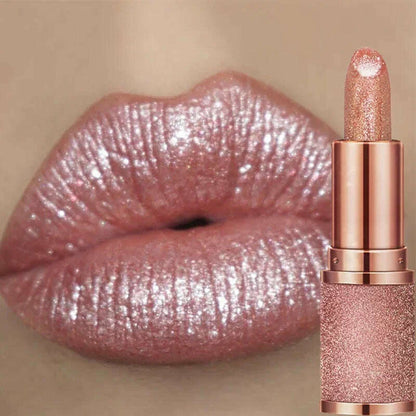 Temperature Color Changing Glitter Lipstick Waterproof Long Lasting Lipgloss Stick