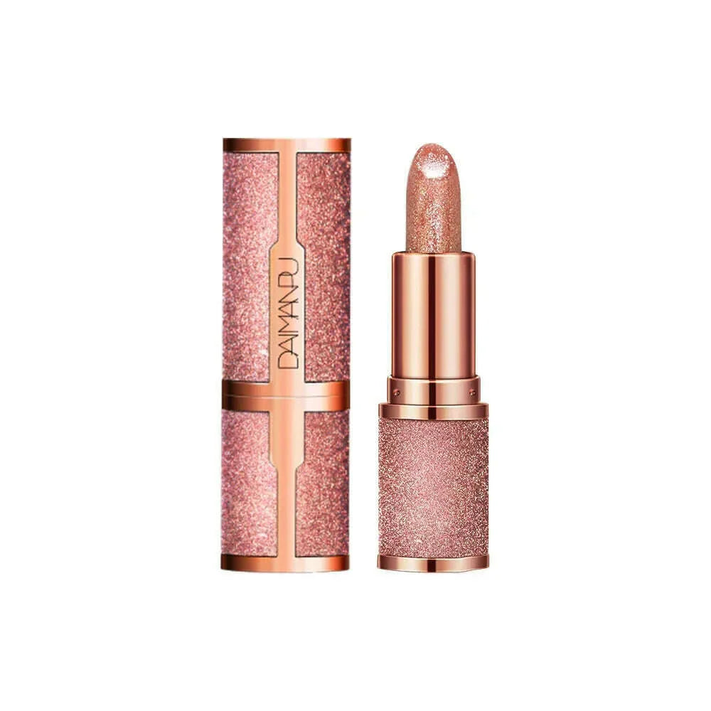 Temperature Color Changing Glitter Lipstick Waterproof Long Lasting Lipgloss Stick