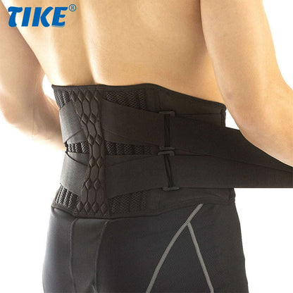 TIKE Lumbar Back Braces Support Belt for Women Men,Gym Waist Trainer Belt for Back Pain Relief,Herniated Disc,Sciatica,Scoliosis