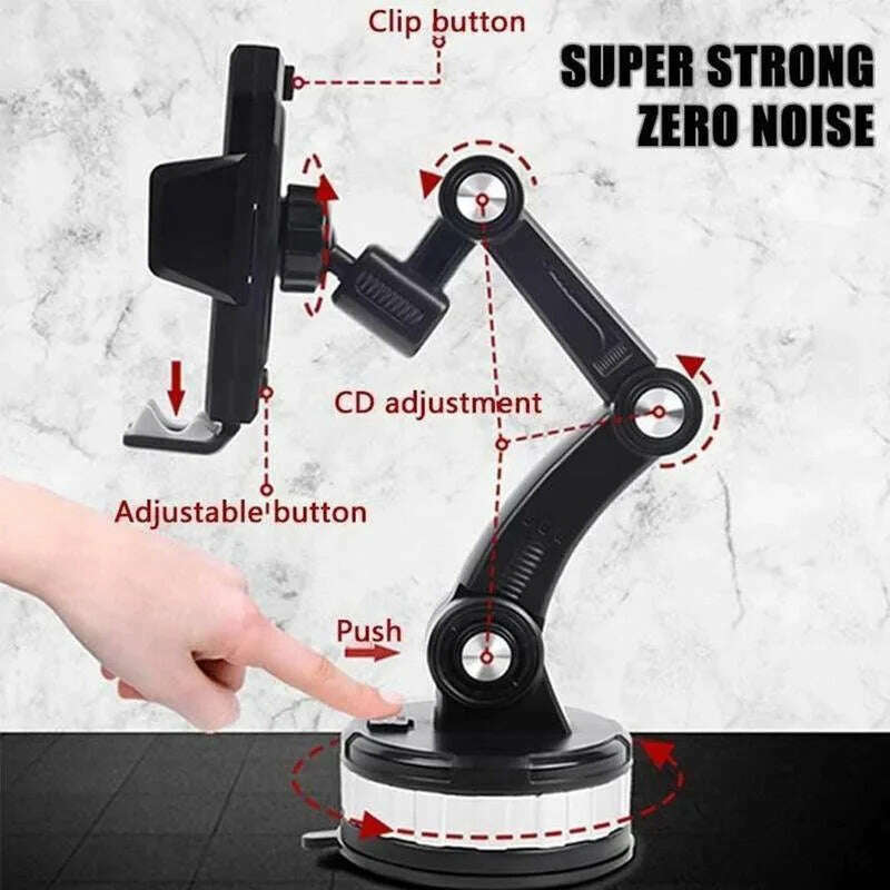 Universal Phone Mount For Car Center Console Stack Super Adsorption Phone Holder On-board Suck Support Clamp Bracket
