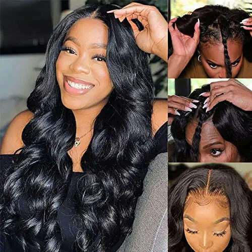 V Part Wigs Body Wave Brazilian Virgin Human Hair Wigs For Black Women Upgrade U Part Glueless Wigs Full Head Clip In Half Wig